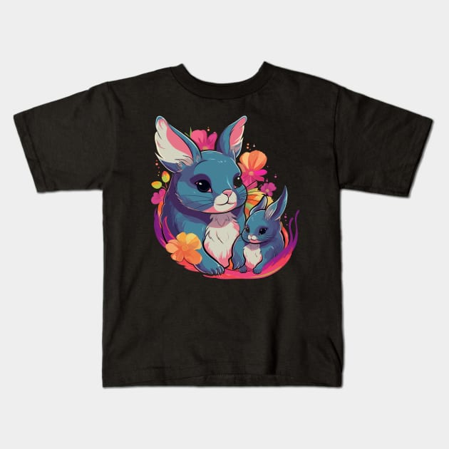 Chinchilla Mothers Day Kids T-Shirt by JH Mart